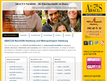 Tablet Screenshot of nachhilfe-in-hamburg.de